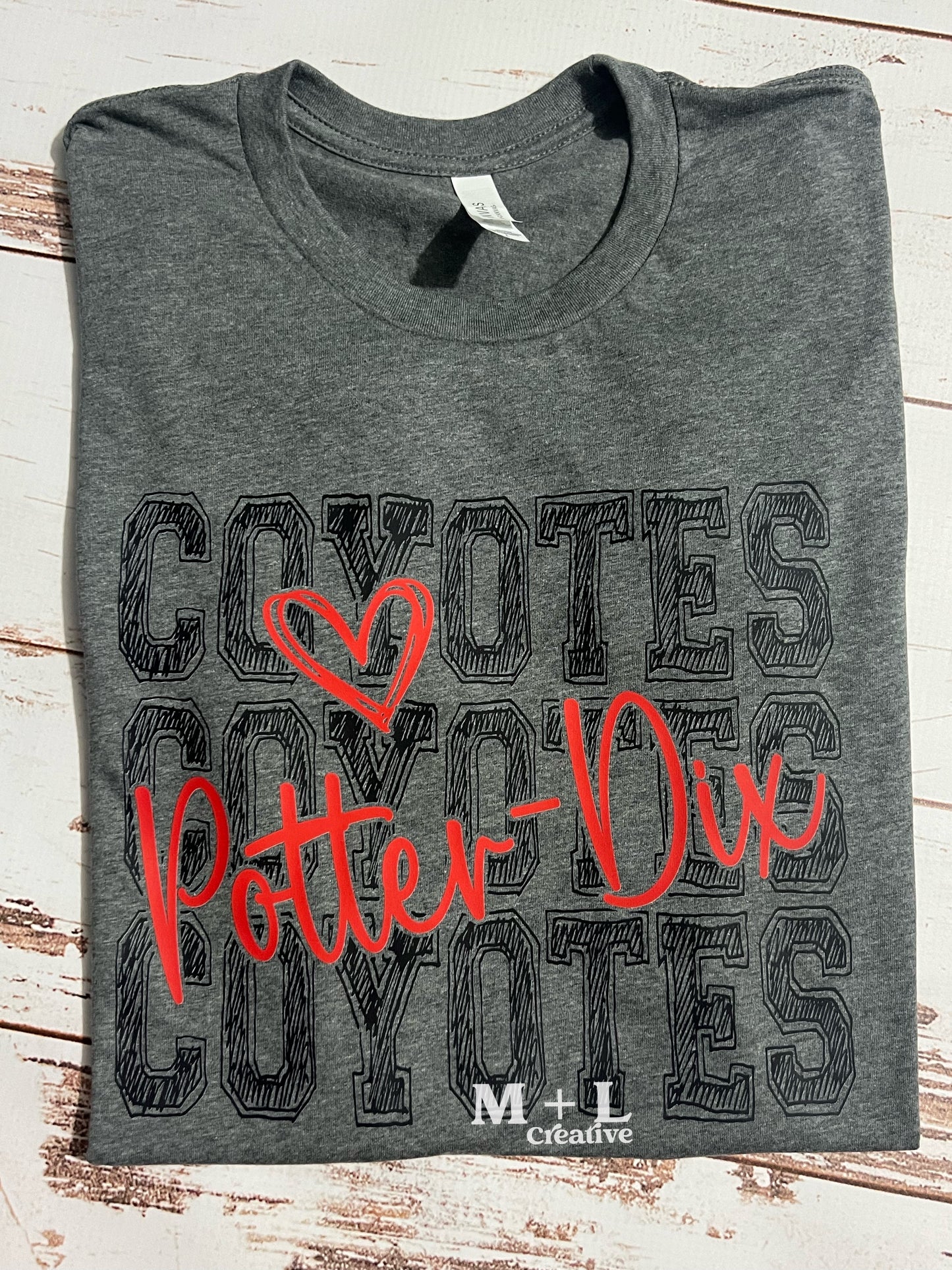 Potter-Dix Coyotes Heart