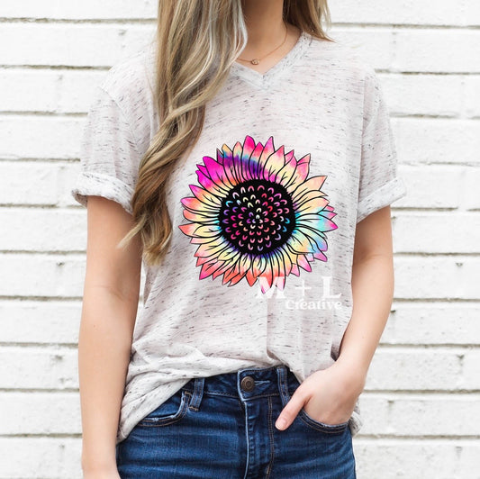 Tie-Dye Sunflower