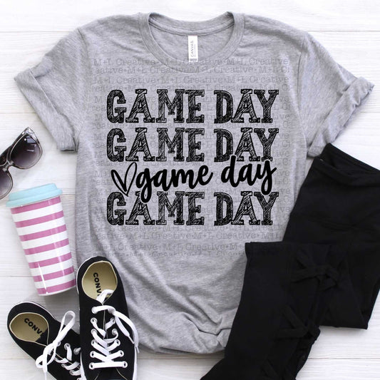 Game Day Repeat Black