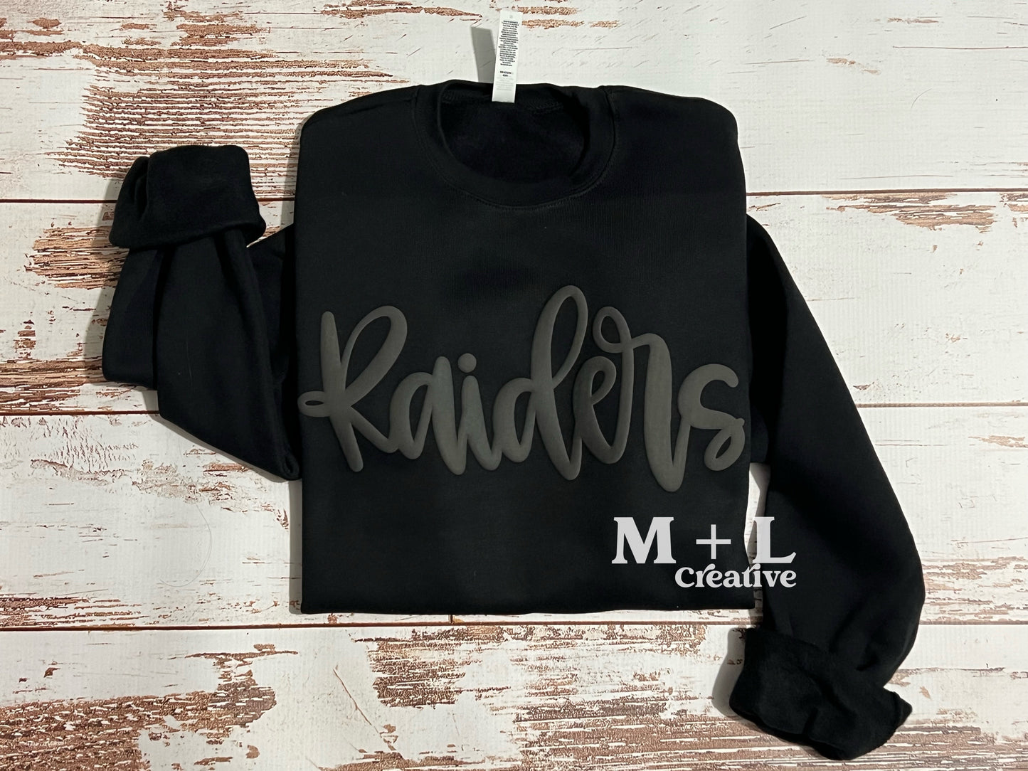 PUFF Raiders (Sidney) Cursive Black